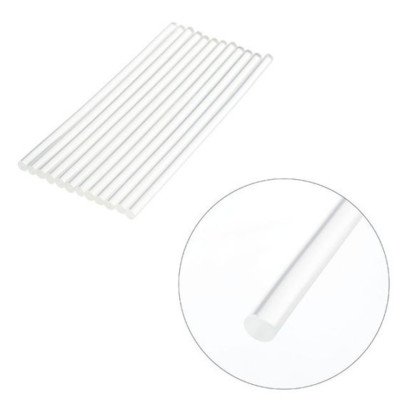 Комплект стрижнів клейових прозорих 7,4*200 мм, 12 од. INTERTOOL RT-1030 | Зображення 2