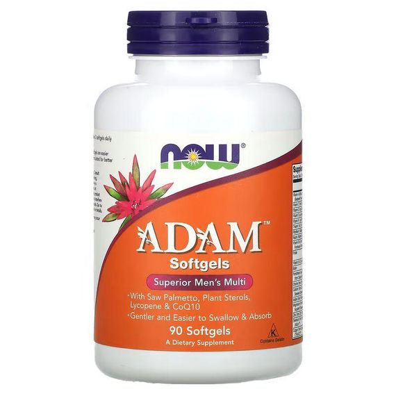 NOW ADAM MALE MULTI softgel в мягких капсулах №90