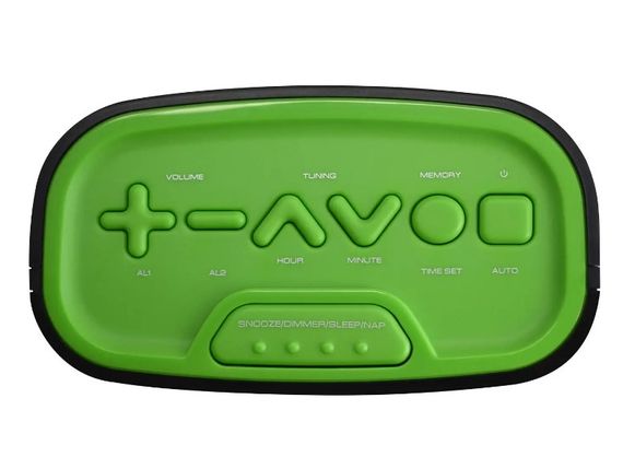 Годинник настільний з радіо Technoline WT465 Black/Green (WT465 grun) (DAS301825) | Зображення 2