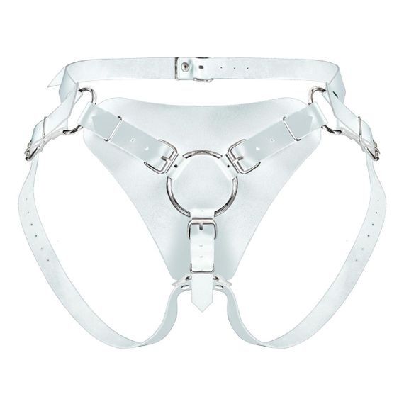Труси для страпона Feral Feelings Strap-on Harness White, white Sex Aura