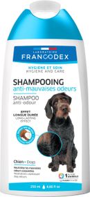 Шампунь Francodex Anti-odour Shampoo Dog для усунення неприємного запаху шерсті собак 250 мл