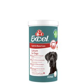 Витамины 8in1 Excel Calcium для щенков и взрослых собак, для зубов и костей, кальций, 1700 шт