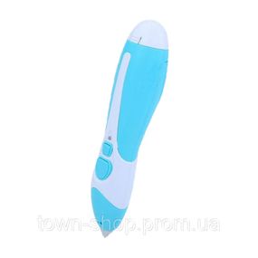 3D ручка K9912 15,5см, тип филомента-PCL, на аккумуляторе, USB-шнур Бирюзовый
