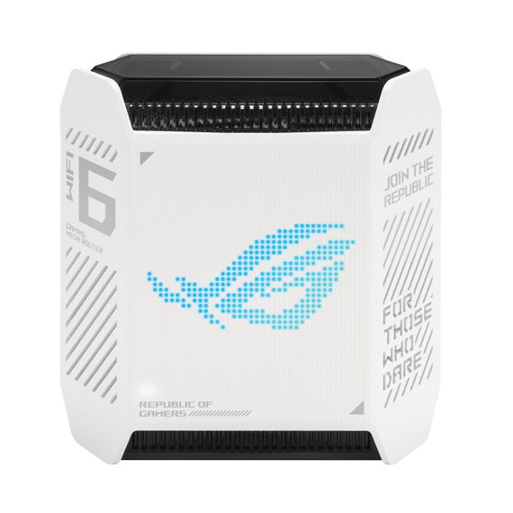 Маршрутизатор ASUS ASUS ROG Rapture GT6 1PK AX10000 3xGE LAN 1x2.5GE WAN 1xUSB 3.2 g1 WPA3 OFDMA MESH (90IG07F0-MU9A30)