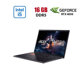 Игровой ноутбук Acer Nitro Lite 16 NL16-71G-51N7 / 16" (1920x1080) IPS / Intel Core i5-13420H (8 (12) ядер по 3.4 - 4.6 GHz) / 16 GB DDR5 / 512 GB SSD / nVidia GeForce RTX 4050, 6 GB GDDR6, 96-bit / WebCam б/у