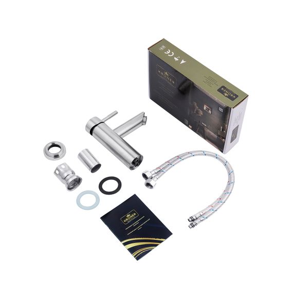 Змішувач для раковини Kroner KRM Edelstahl Klassisch - ESG010 (CV022994) | Зображення 4