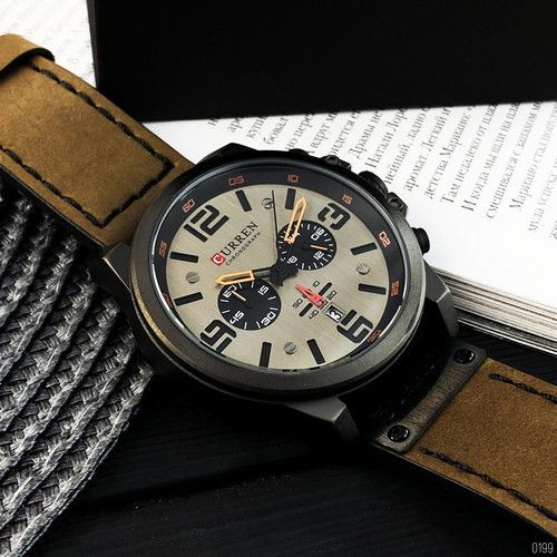 Годинник C1ur1ren 8314 Khaki-Black | Зображення 3