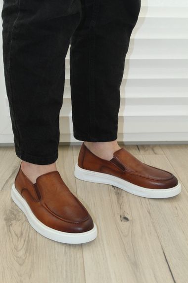 Светлые мужские туфли на белой подошве Luciano 40 размер | Зображення 4