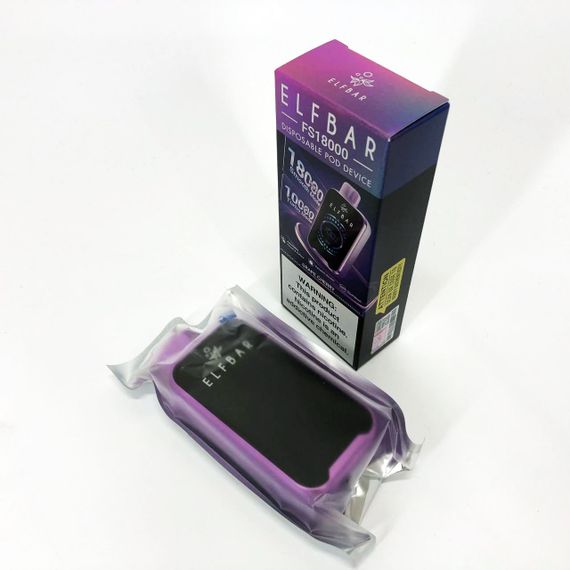 ELF BAR FS18000 5%. Виноград Вишня (Grape Cherry) | Зображення 3