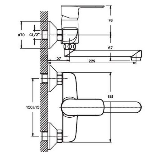 Змішувач для кухні Haiba ASIO 005 (HB0865) | Зображення 1