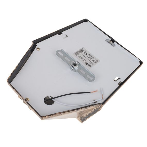 Светильник настенный фасадный накладной IP33 GL-109 AМ AB 60W коричневый | Зображення 3