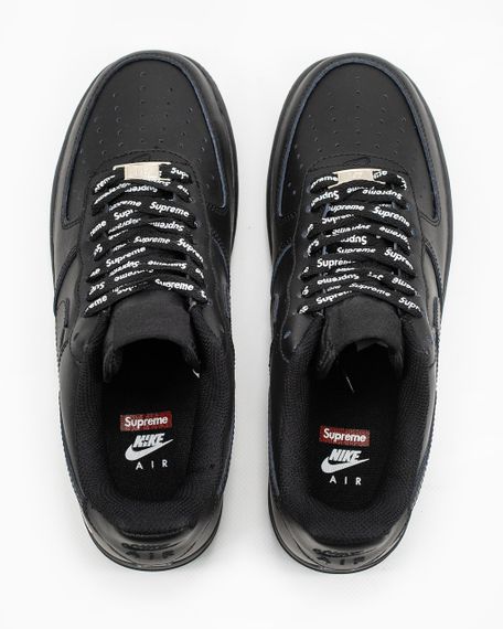 Кросівки Air Force 1 '07 Supreme "Black" весна / літо / осінь 0393 37 23.5 см | Зображення 3