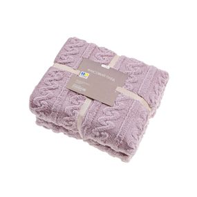 Плед Home Line 67026 Україна 150x195  Поліестер Принт, Фіолетовий