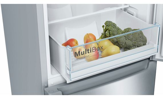 Холодильник з нижньою морозильною камерою BOSCH KGN33NL206, нержавіюча сталь (KGN33NL206) | Зображення 3