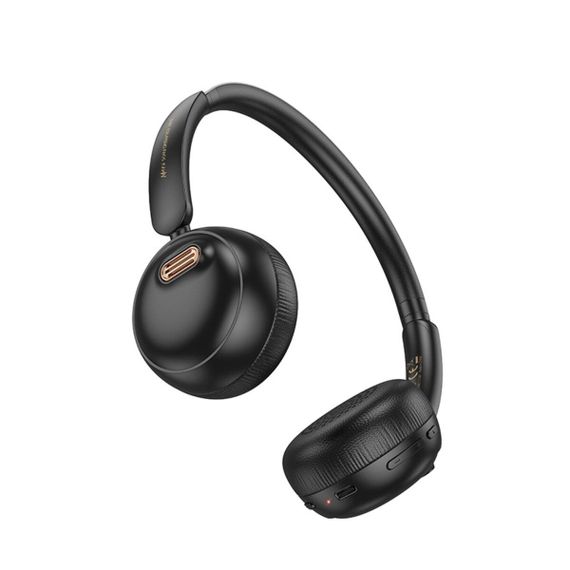 Беспроводные наушники HOCO W62 Version retro BT headphones Black | Зображення 2