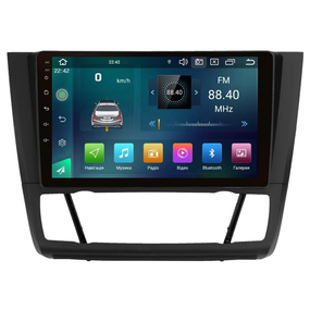 Штатна магнітола Cyclone C9 CPL GSM. 2+32GB. CARPLAY. 4G BMW 1 Series 2007-2011 climat