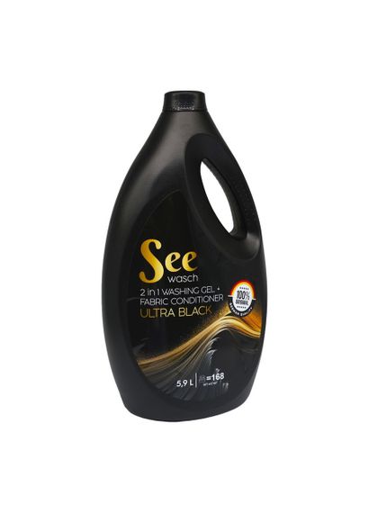 See Wash гель для прання чорних речей 5,9л (168 прань)