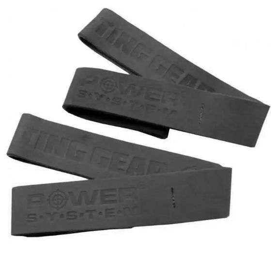 Лямки для тяги шкіряні Power System PS-3320 Leather Straps Black (3320BK-0) | Зображення 1