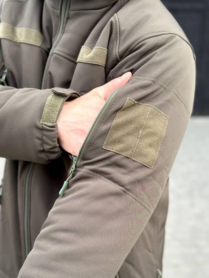 Куртка зимова SoftShell Omni-Heat олива | Зображення 5