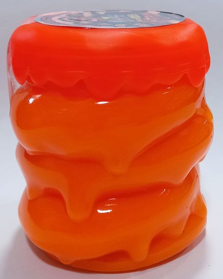 В'язка маса Mega Stretch Slime; 6XL SLM-13-01U Danko Toys (4823102805689) Помаранчевий | Зображення 1