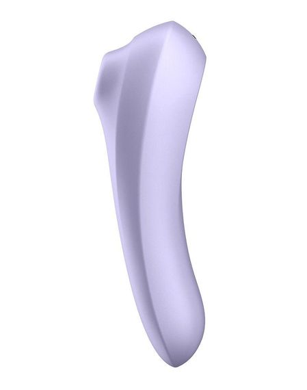 Смарт-вібратор та вакуумний стимулятор 2в1 Satisfyer Dual Pleasure, Фіолетовий — новітня інтимна технологія для максимального задо | Зображення 1