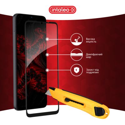 Стекло защитное Intaleo Full Glue ZTE Blade A35 Black (1283126598739) | Зображення 4