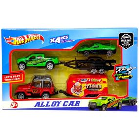 Ігровий набір машинок "Hot Wheel"  (ЧЕРВОНИЙ) трейлер Вид 5