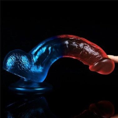 Фаллоимитатор с крупной головкой 8'' Dazzle Studs sexstyle | Зображення 4