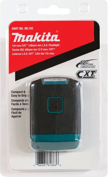 Фонарь светодиодный аккумуляторный Makita DEAML103 (100 лм, CXT, без аккумулятора и зарядного устройства) | Зображення 6