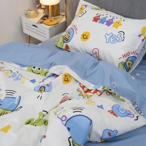 Постельное белье подростковое Viluta Сатин Twill 19 730-P 210х143 см | Зображення 1