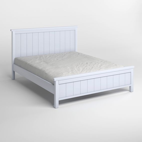 Двоспальне дерев&#039;яне ліжко Mebigrand Вірджинія Махонь 160х190 см (MBG-3176) | Зображення 1