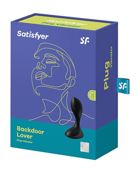 Анальна пробка з вібрацією Satisfyer Backdoor Lover, чорний sexstyle | Зображення 4