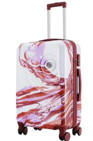 Валіза Semi Line 24" (M) White/Red Print (T5654-2) (DAS302889)