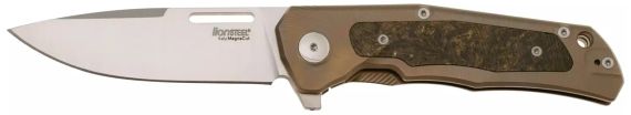 Ніж Lionsteel Q4ttro Titanium Bronze
