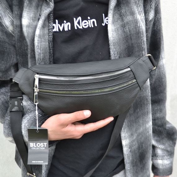 Нагрудна сумка бананка містка, Чоловіча барсетка на пояс чоловічі, Сумка для торгівлі ZM-14 | Зображення 1