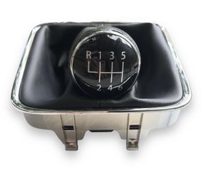 VW Golf + Plus ручка перемикання передач КПП з чохлом і рамкою 6 ступка, 5m0711113t, Фольцваген Гольф Плюс