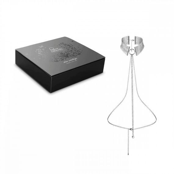 Прикраса Bijoux Indiscrets Desir Metallique Collar - Silver | Зображення 4