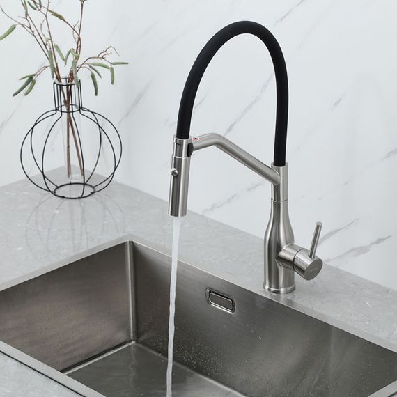 Змішувач для кухні Gappo з гнучким виливом G4098-15 | Зображення 6