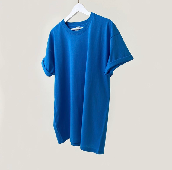 Мужская футболка классическая с коротким рукавом OW0001 цвет синий размер XL | Зображення 1