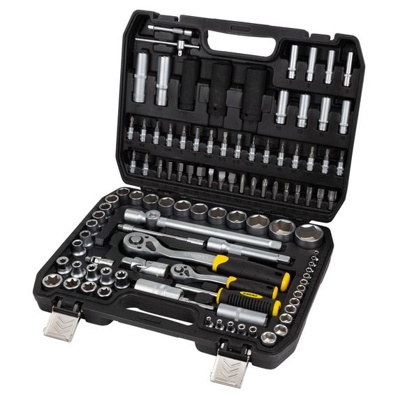 Набір насадок торцевих і біт Sigma 1/4" 1/2" 114 шт CrV (6003781)