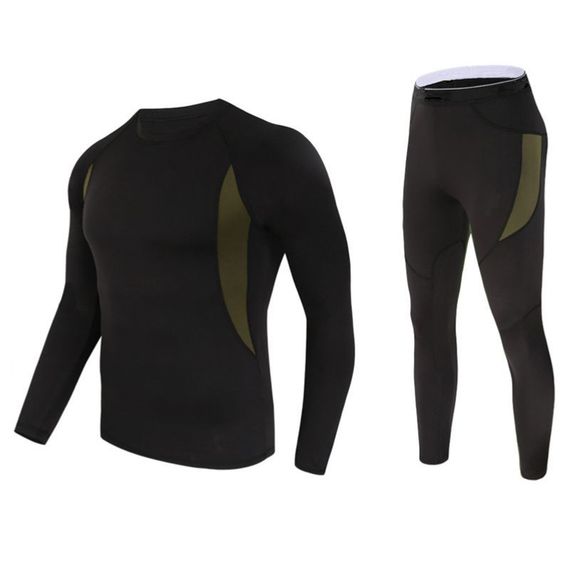 Тактична термобілизна, чорна, розмiр XL