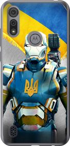Чехол на Motorola E6i Украинский киборг "980u-2355-17620"
