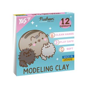 Пластилин YES Pusheen 540669 12 цветов 240 г