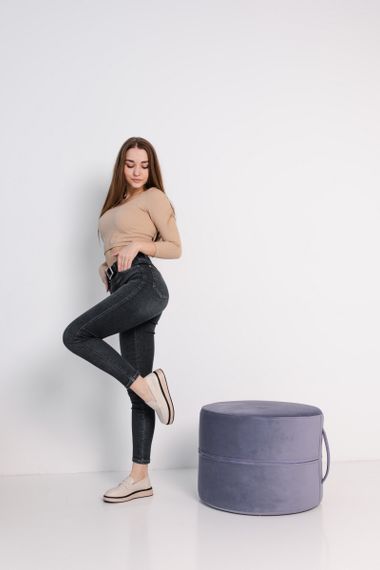 Лоферы женские Fashion Ann 3907 40 размер 25,5 см Бежевый | Зображення 8