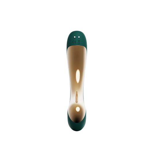 Вібратор-пульсатор з вакуумною насадкою Zalo – Talis G-Spot PulseWave Vibrator Turquoise Green Sex Aura | Зображення 3