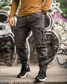 Міські карго штани jeans grey ПП7855