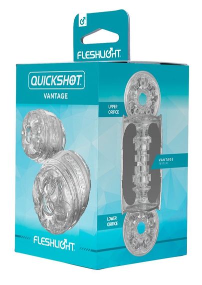 Мастурбатор Fleshlight Quickshot Vantage, компактний, чудово для пар і мінету | Зображення 6