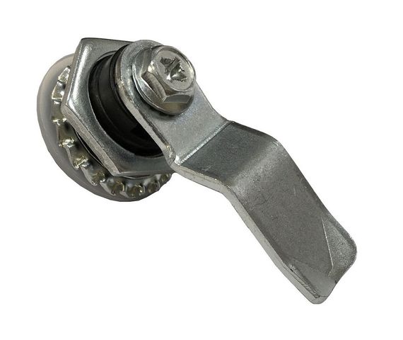 Замок ЗМп-20-22/45 металевий+поліамід (метелик) (без ключа) Ny95506314 | Зображення 1