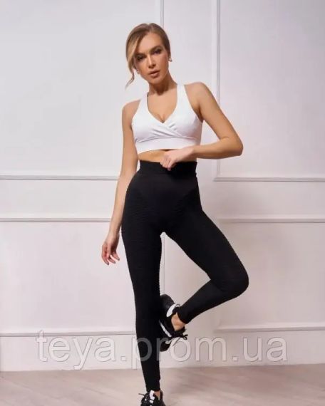 Легінси колір чорний розмір S FI_002760