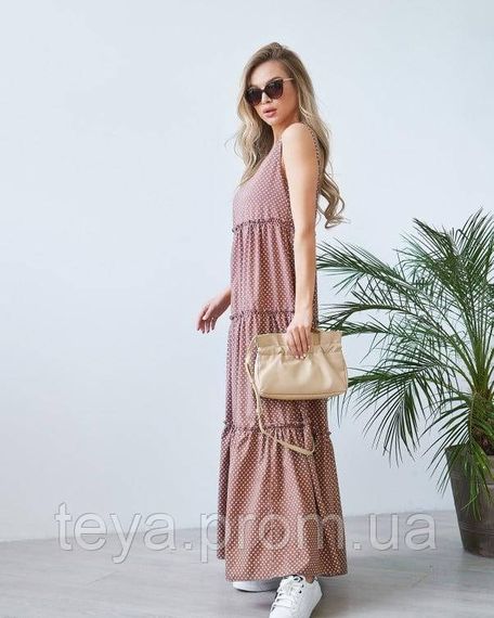 Платье для женщин цвет бежевый размер L FI_000285 | Зображення 1